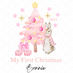 Personalised Zippie Reindeer – Baby’s First Christmas Keepsake Gift