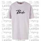 Bride's oversized acid wash tee image 0