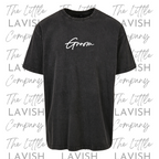 Groom Acid Washed Oversized Tee image 1