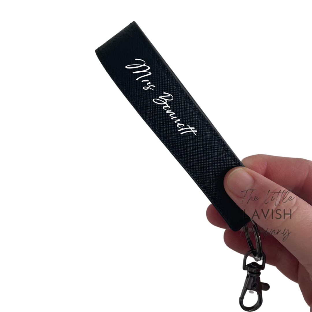 Personalised Teacher Wrist Lanyad image 0