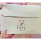 Personalized Elephant Themed Pregnancy Notes Folder / Maternity Baby Journey IVF image 0